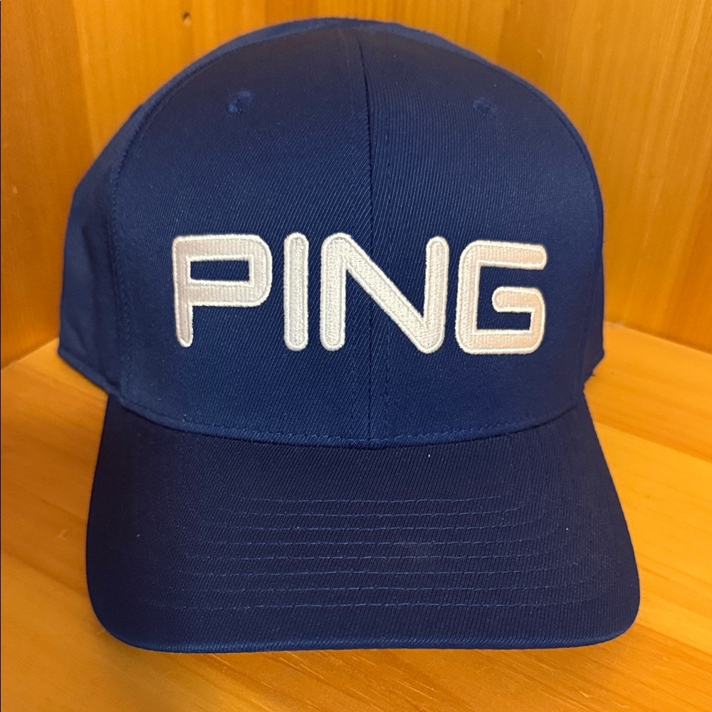 Ping Navy Cap with White Logo